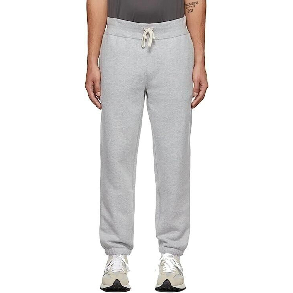 Polo Ralph Lauren Mens 4XLB‎ Gray with Navy Blue Pony Fleece Sweatpants NWT